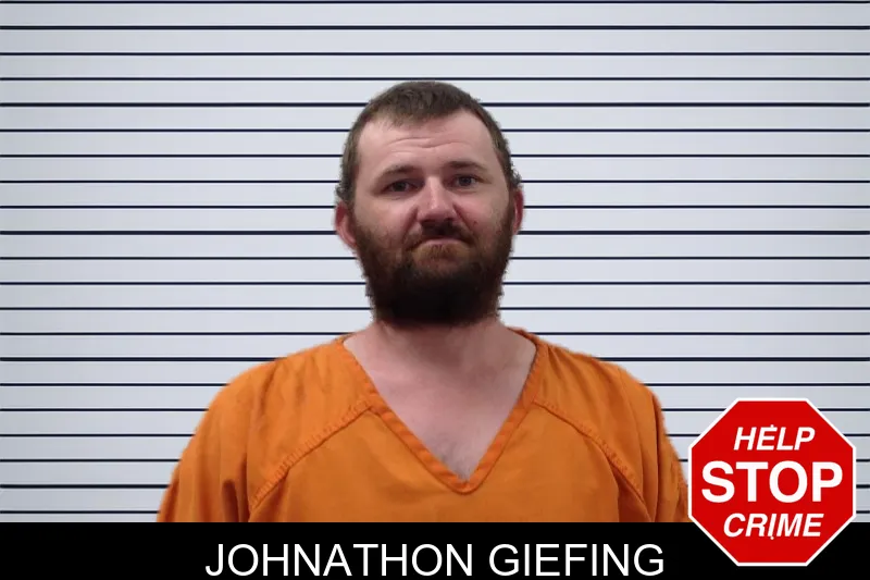 Johnathon Giefing mugshot