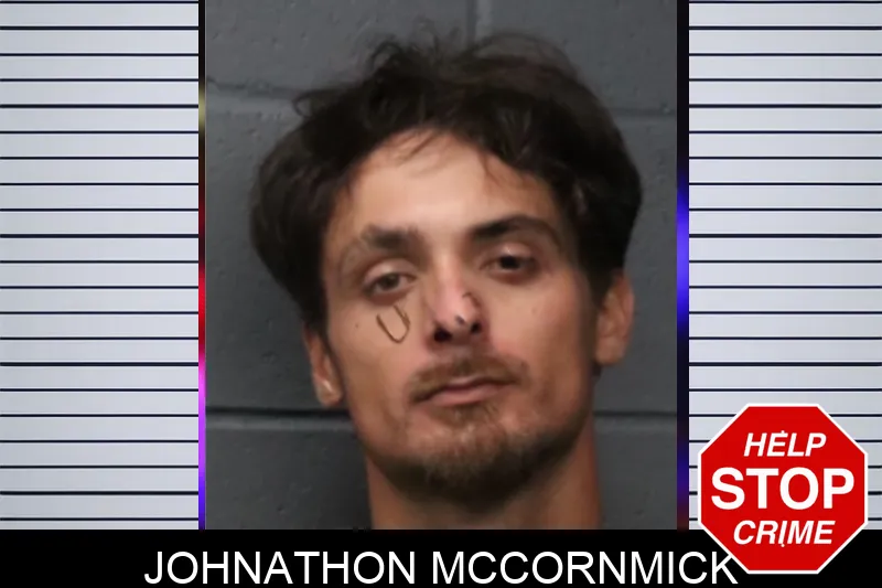 Johnathon McCornmick mugshot