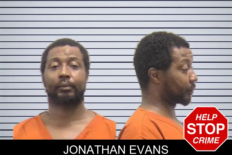 Jonathan Evans mugshot
