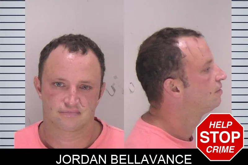 Jordan Bellavance mugshot