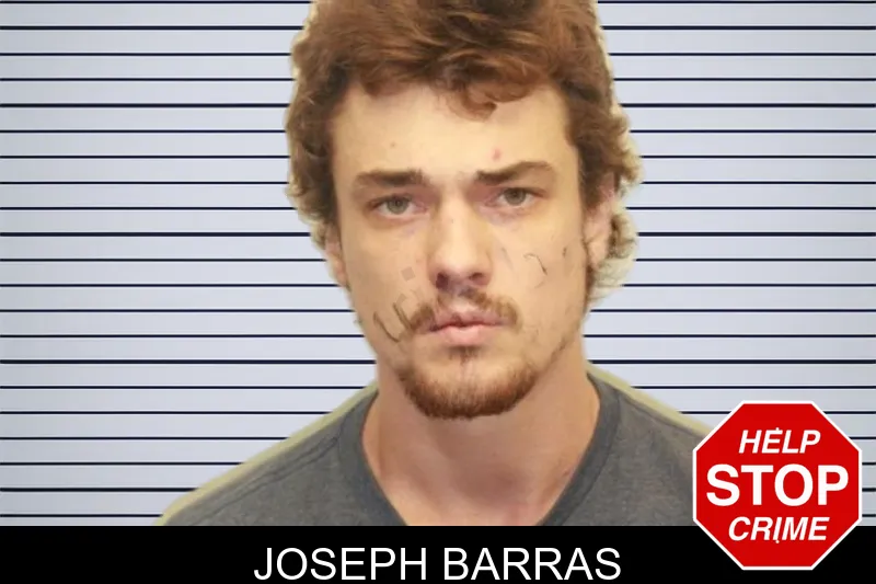 Joseph Barras mugshot