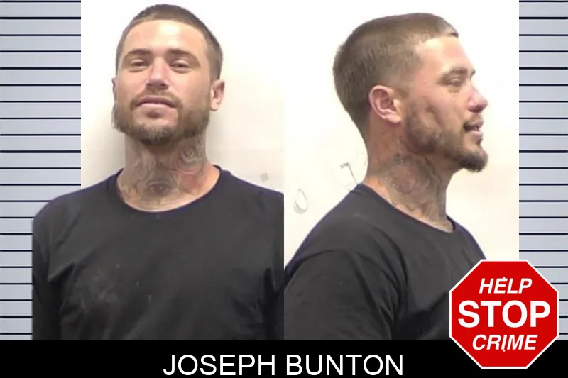 Joseph Bunton mugshot