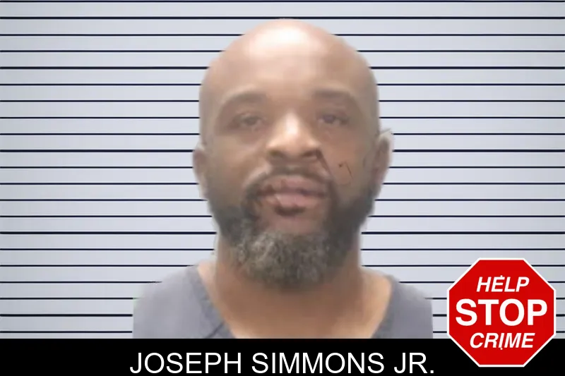 Joseph Simmons Jr. mugshot