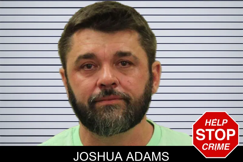 Joshua Adams mugshot