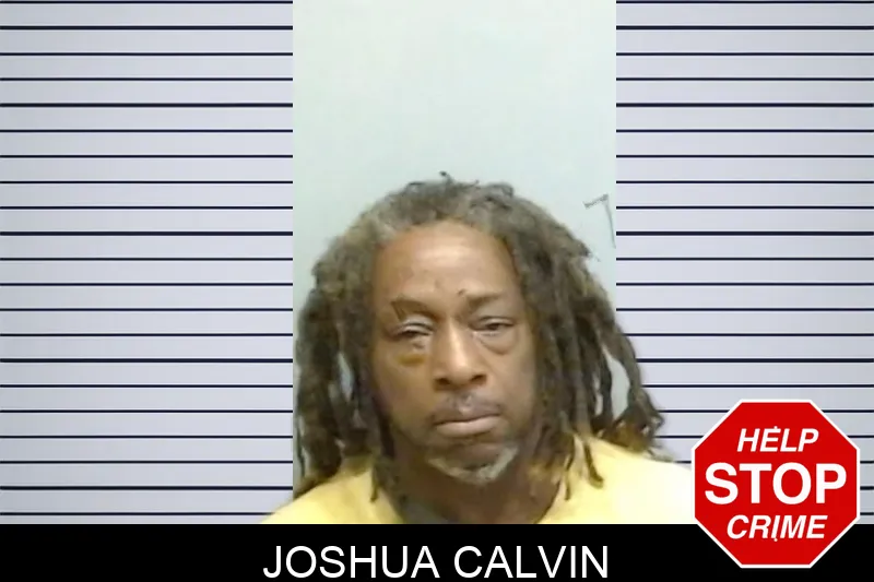 Joshua Calvin mugshot