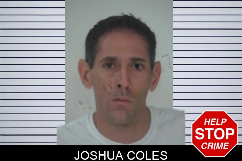 Joshua Coles mugshot