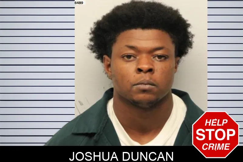 Joshua Duncan mugshot