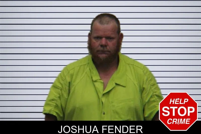 Joshua Fender mugshot