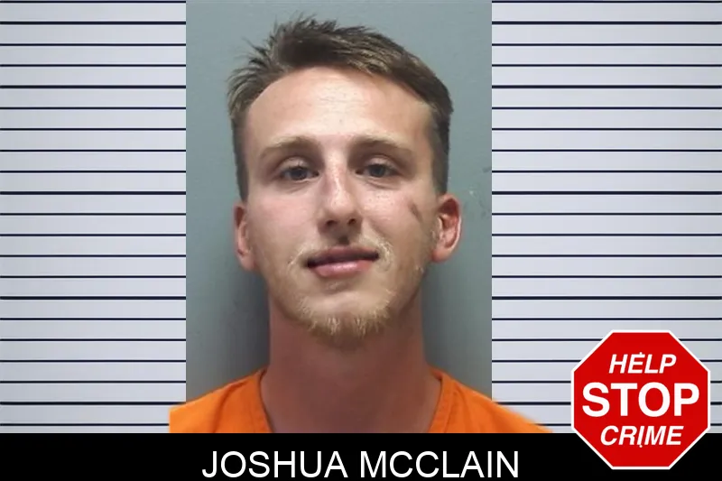 Joshua McClain mugshot