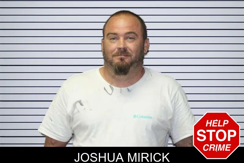 Joshua Mirick mugshot