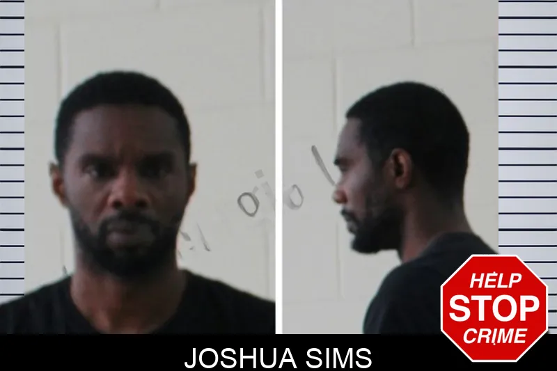 Joshua Sims mugshot