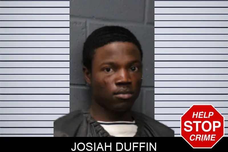 Josiah Duffin mugshot