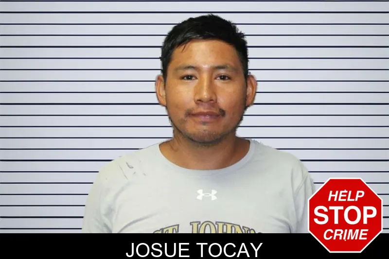 Josue Tocay mugshot