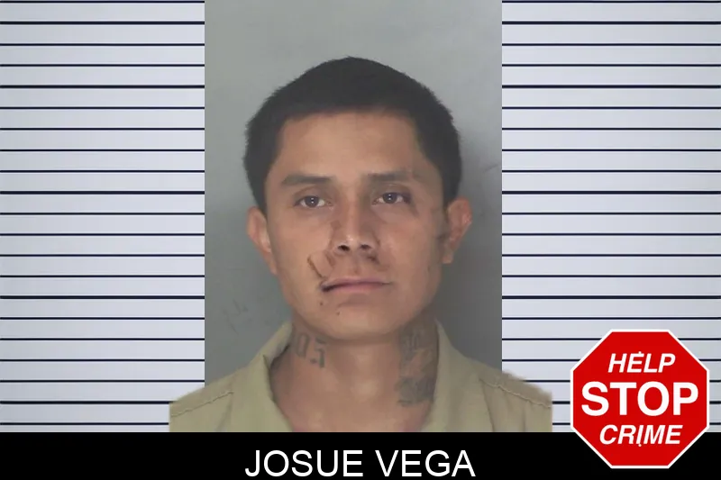 Josue Vega mugshot