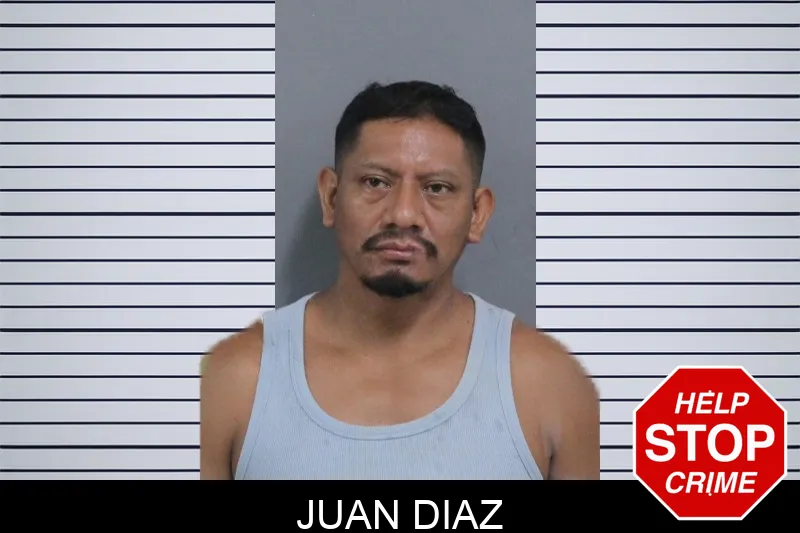Juan Diaz mugshot