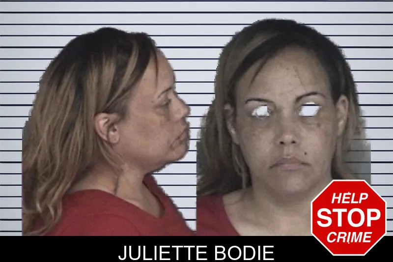Juliette Bodie mugshot