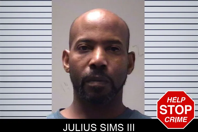 Julius Sims III mugshot