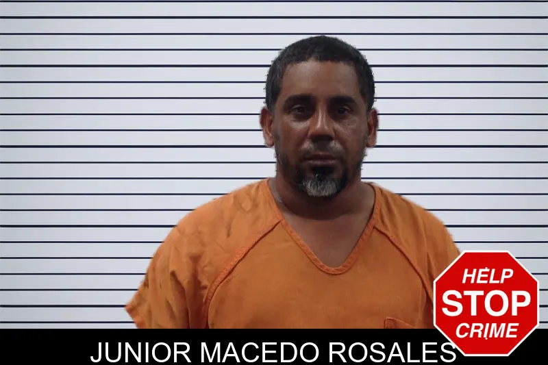 Junior Macedo Rosales mugshot