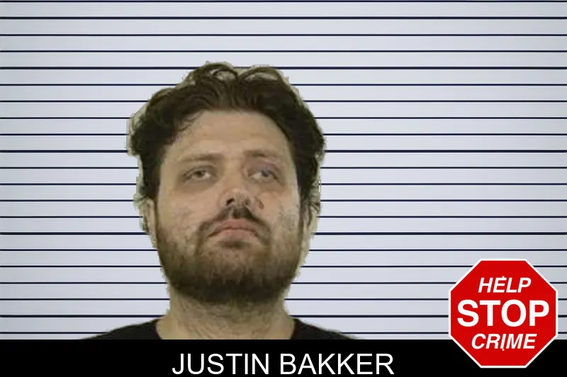 Justin Bakker mugshot