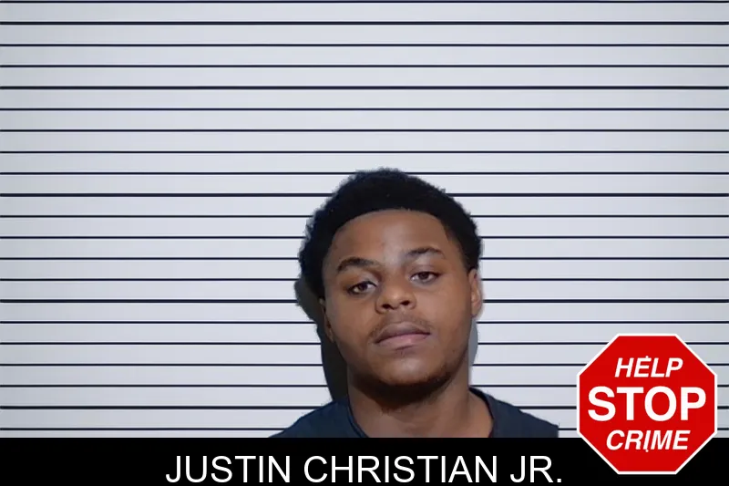 Justin Christian Jr. mugshot