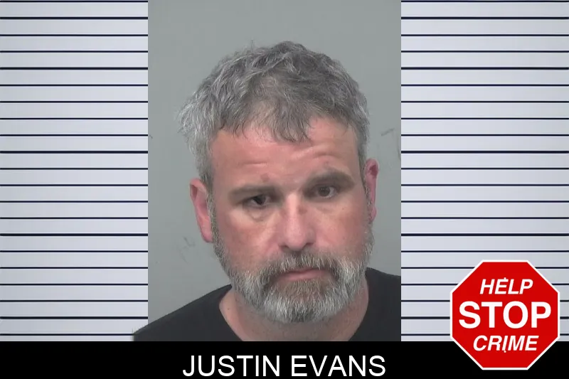 Justin Evans mugshot