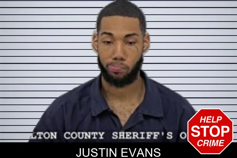 Justin Evans mugshot