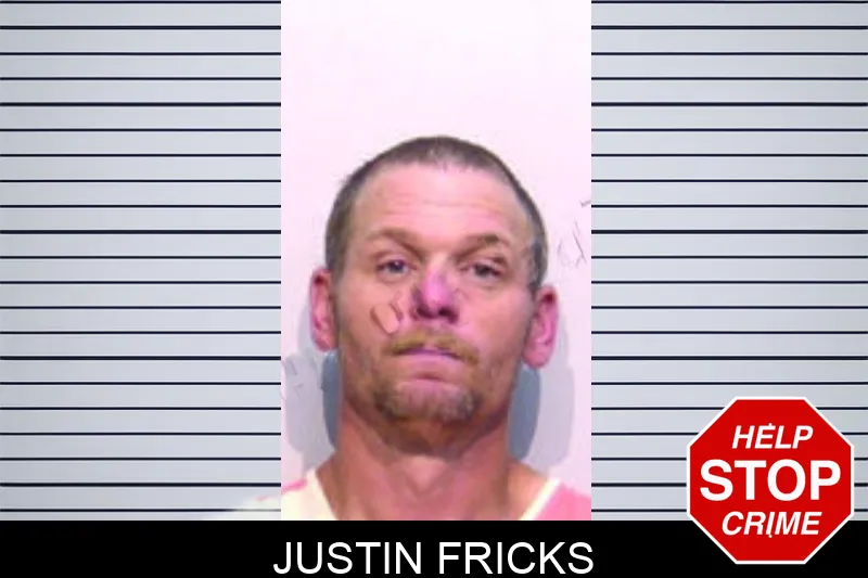 Justin Fricks mugshot