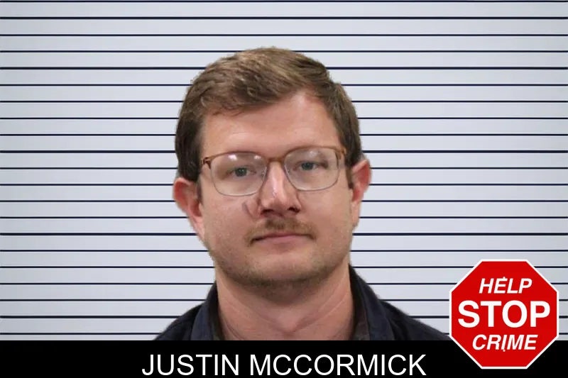 Justin McCormick mugshot