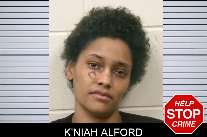 K’Niah Alford mugshot