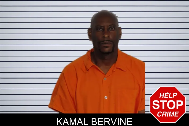 Kamal Bervine mugshot