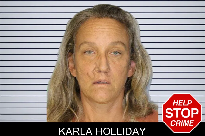 Karla Holliday mugshot