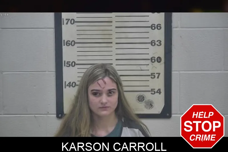 Karson Carroll mugshot