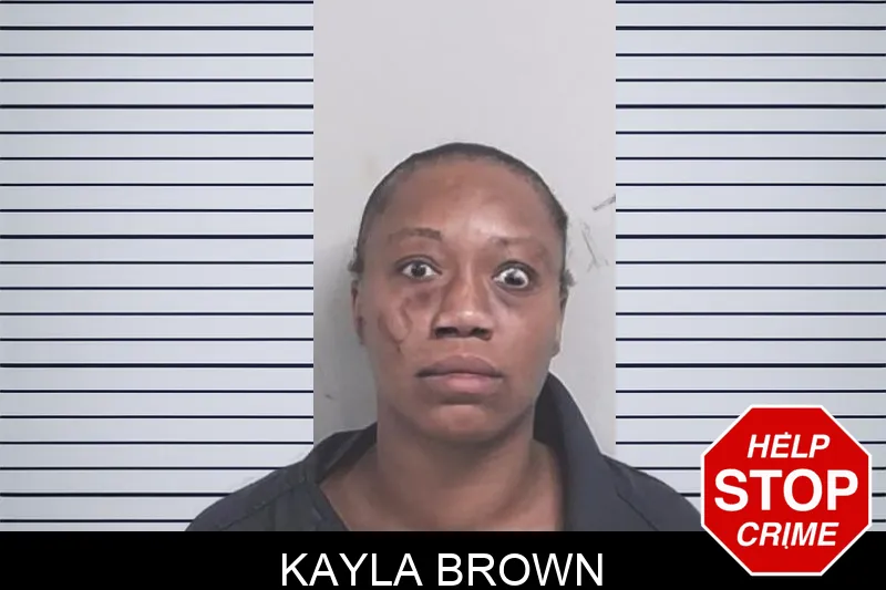 Kayla Brown mugshot