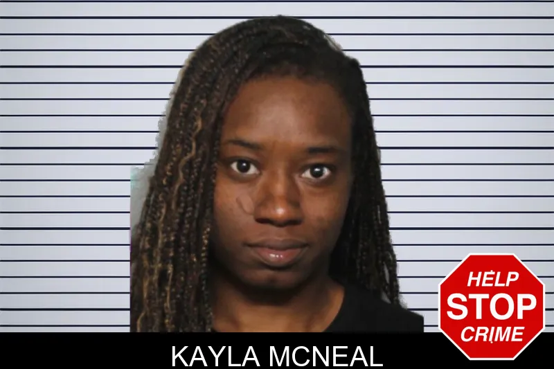 Kayla McNeal mugshot