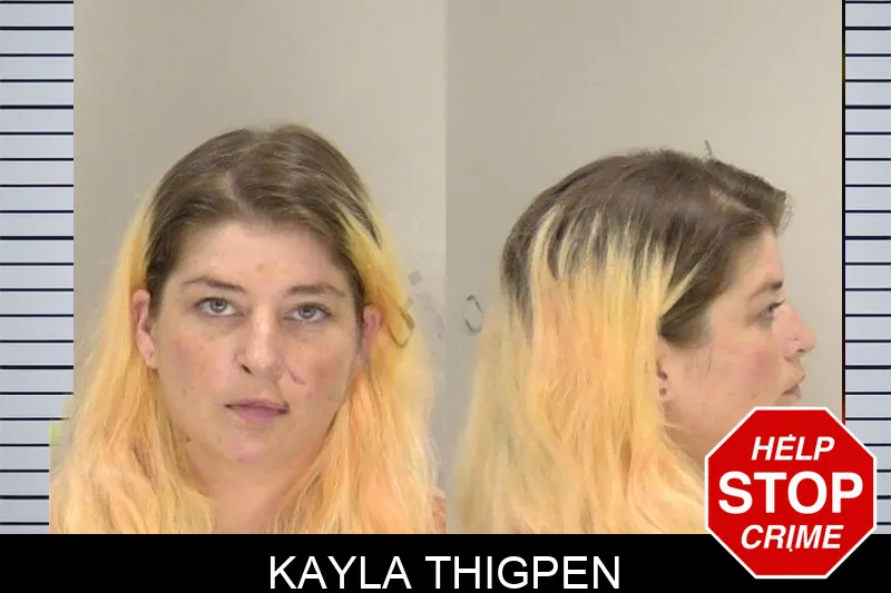 Kayla Thigpen mugshot
