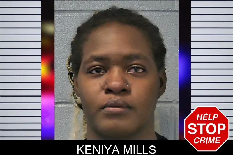 Keniya Mills mugshot