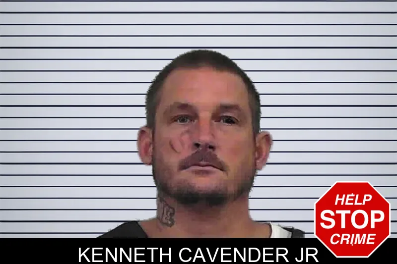 Kenneth Cavender Jr mugshot