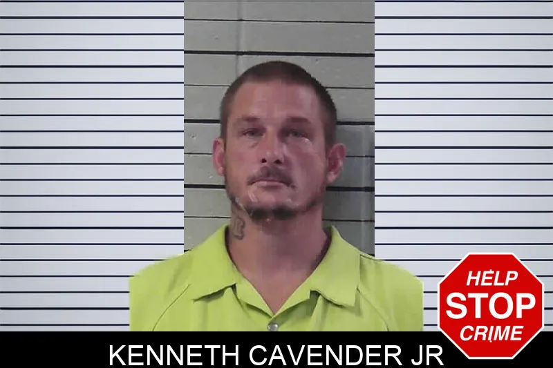 Kenneth Cavender Jr mugshot