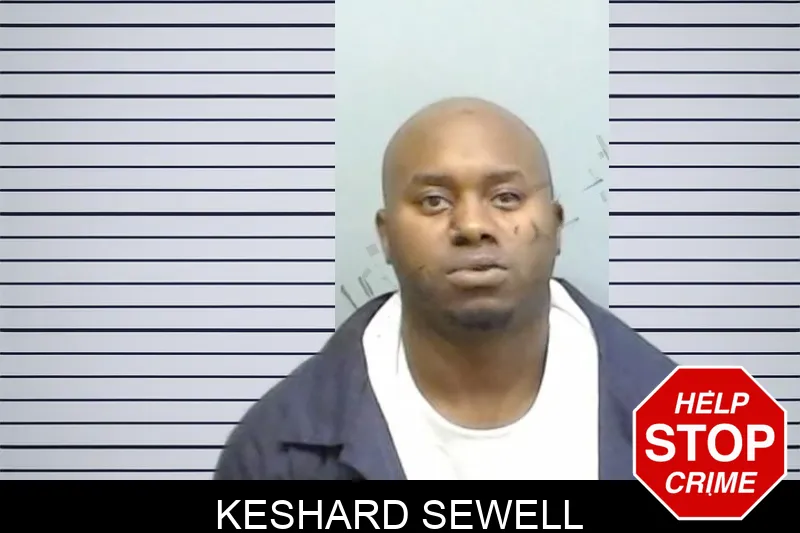 Keshard Sewell mugshot