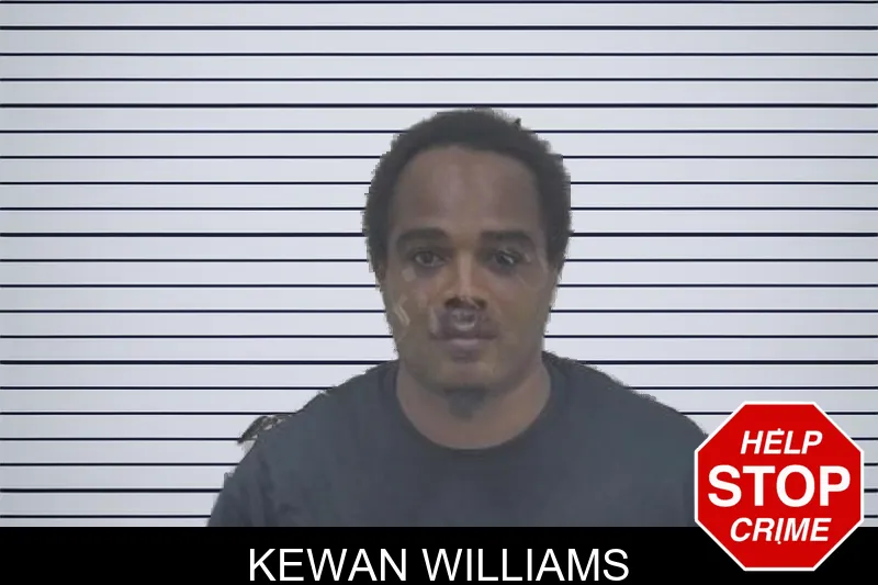 Kewan Williams mugshot