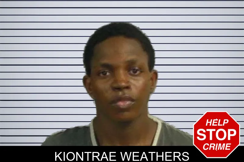 Kiontrae Weathers mugshot