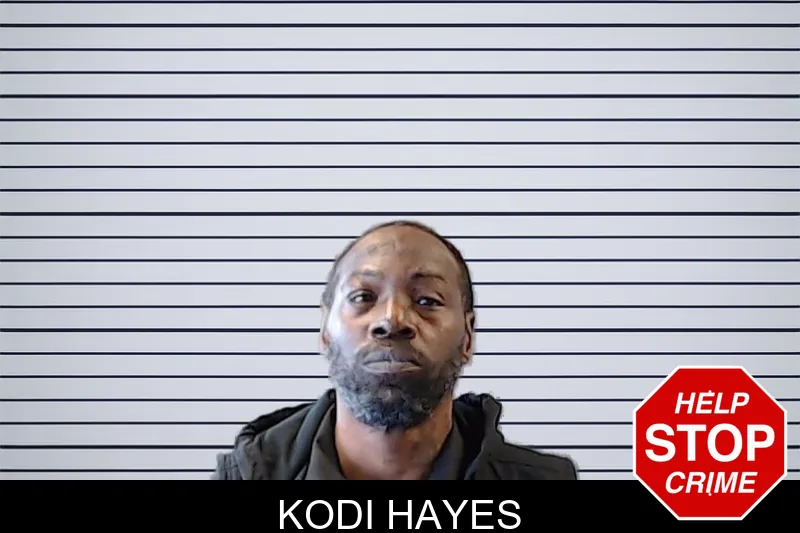 Kodi Hayes mugshot