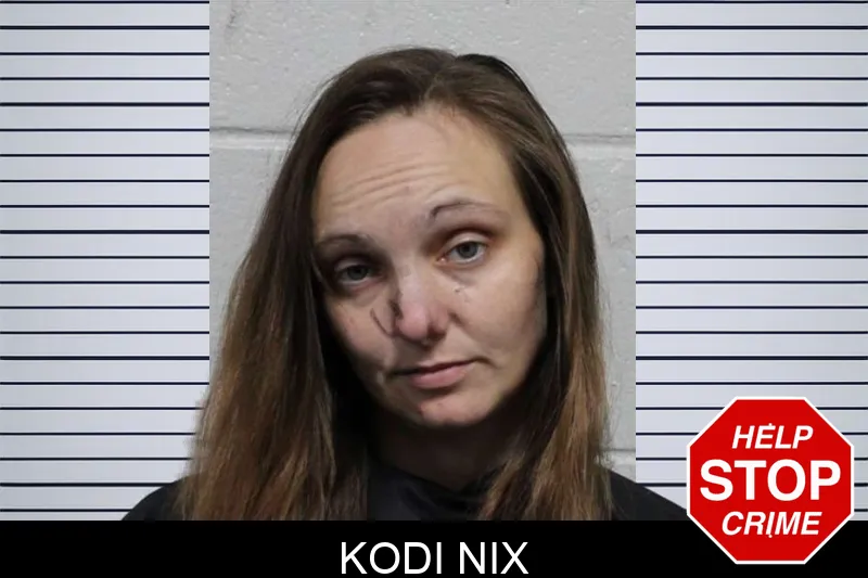 Kodi Nix mugshot