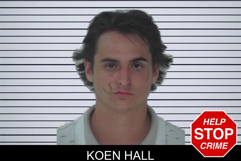 Koen Hall mugshot