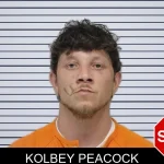 Kolbey Peacock mugshot