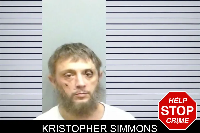 Kristopher Simmons mugshot