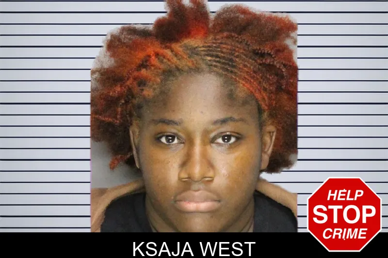Ksaja West mugshot