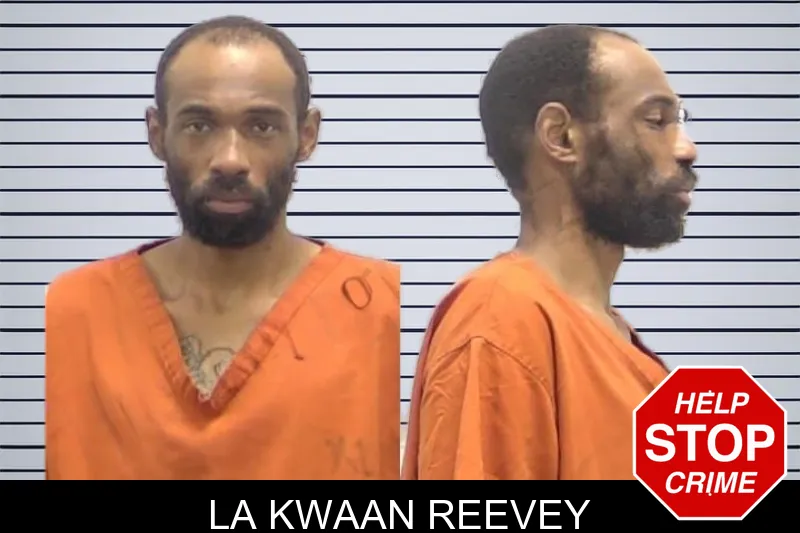 La Kwaan Reevey mugshot