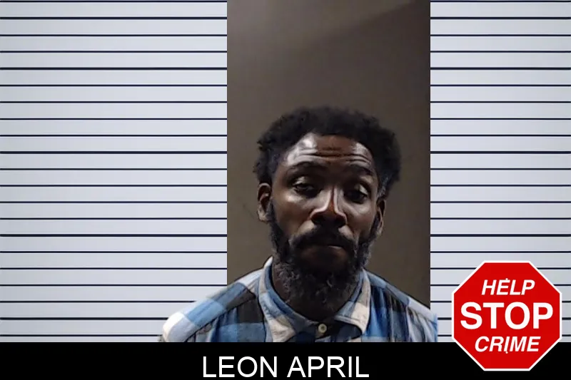 Leon April mugshot