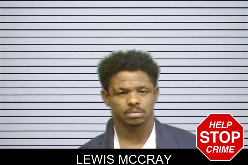 Lewis McCray mugshot